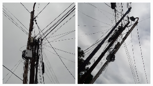 Maraknya Kabel Internet Ilegal Manfaatkan Tiang Listrik Dan PJU Khususnya