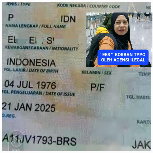 Fhoto  : Dokumentasi Paspor dan Fhoto korban TPPO 