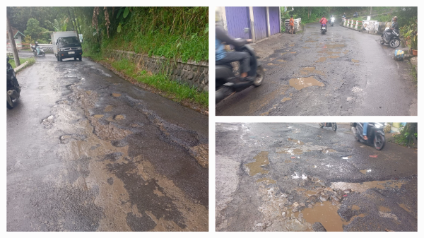Fhoto  : Kondisi Jalan Yang Rusak 